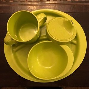 Ozeri Earth dish set for kids.  Plant 🌱 based products.